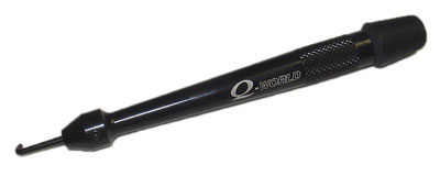 Q-World LC-2641S-Black - Auminum Engine Safety Stop with Manifold Spring Tool Black
