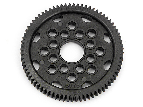 HPI 6975 - Spur Gear Carbon Graphite 48 Pitch 75 Tooth