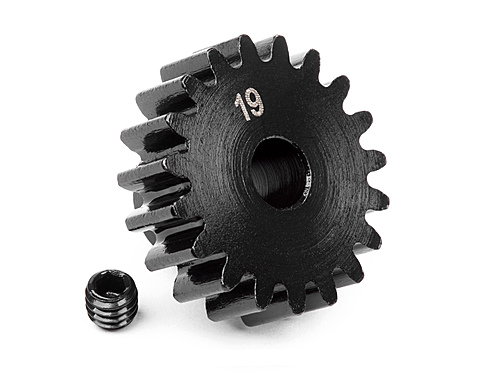 HPI 100918 - Pinion Gear 19T 1M 5mm Shaft (Trophy,Voraz, Savage, Apache)