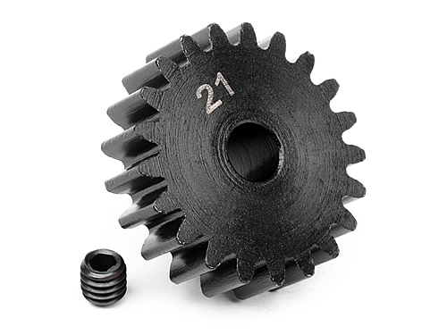 HPI 100920 - Pinion Gear 21T 1M 5mm Shaft (Voraz, Savage, Apache)