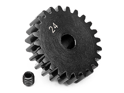 HPI 102087 - Pinion Gear 24T 1M 5mm Shaft (Savage)