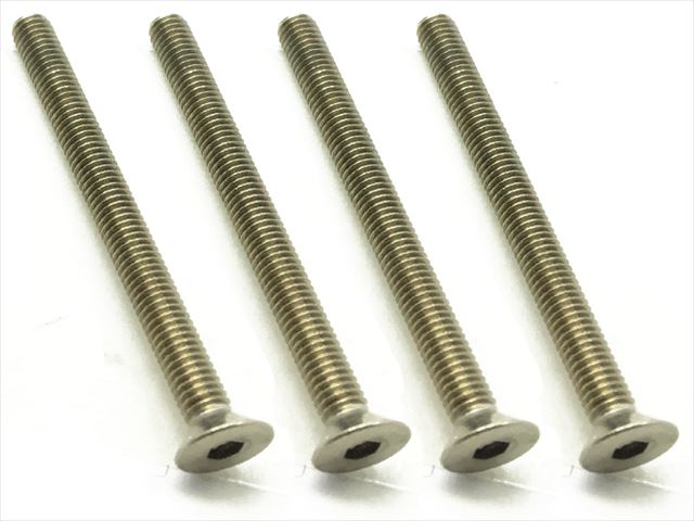 Square STR-335 - Titanium Flat Head Hex Screw M3x35mm 