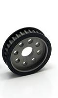 Square STA-332BK - Alum Pulley 32T Black (Tamiya TA05)