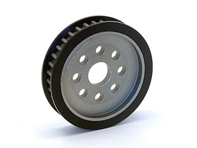 Square STA-339BK - Alum Pulley 39T Black (Tamiya TA05) *DISCONTINUED*