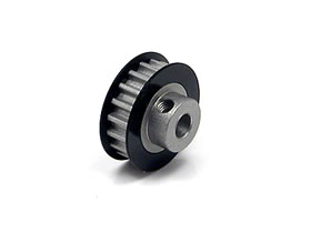 Square SGE-322BK - Alum Pulley (4mm Shaft) 22T Black 