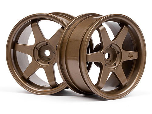 HPI 3843 - TE37 Wheel 26mm Bronze, 3mm offset 