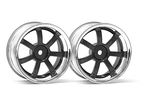 HPI 3324 - 26mm Rays Gram Lights 57S-PRO Chrome/Black Wheel 9mm Offset