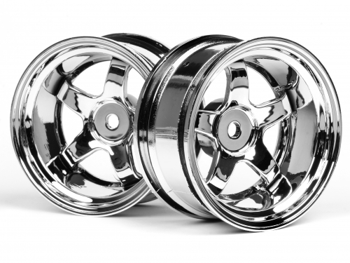 HPI 3593 - WORK MEISTER S1 WHEEL 26mm CHROME (9mm OFFSET)
