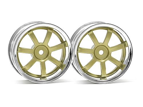 HPI 3319 - Rays Gram Lights 57S-Pro wheels Chrome (3mm Offset)