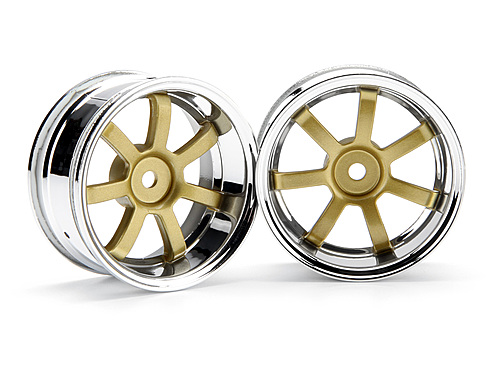 HPI 3320 - Rays Gram Lights 57S-Pro wheels Chrome (6mm Offset)