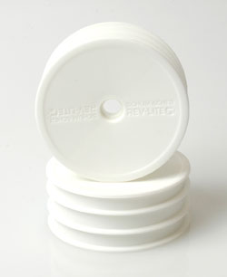 Schumacher U3756 - Med Front Wheels; White (Cougar SV)
