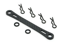 Square SMF-14 - Graphite Body mount Support (Tamiya M03M)