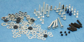Tenth Technology DF2 -  Screw Set, O-Ring, Shim, Lock Nuts  (DTM & Predator) *DISCONTINUED* 