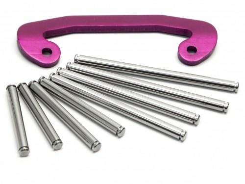 HPI 72228 - Stainless Steel Suspension Shaft Set with Rear Brace (Nitro3)
