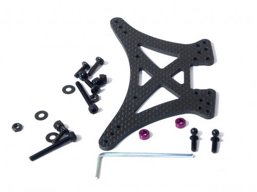 HPI 73097 - Woven Graphite Rear Shock Tower (Nitro MT2)