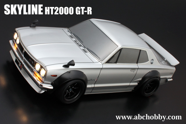 ABC 66132 - 200mm Skyline HT2000GTR Clear Body+ Over Fender Kit 