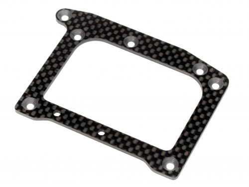 Hot Bodies 61650 - Graphite Rear Pod Plate 2mm (12X)