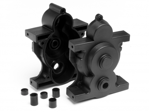 Hot Bodies HB70552 - Center Gear Box Set (E-Zilla, E-Savage)
