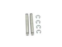 Square STA-6A - Titanium Suspension Shaft 3x25.3mm Front, Outside (Tamiya TRF414, TRF415, TA04, TA05, TB02, TB03 EVO)