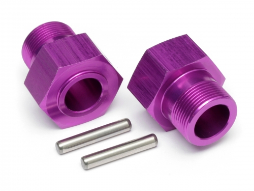 HPI 86489 - Wheel Hex Hub 24x27mm Purple (Baja)