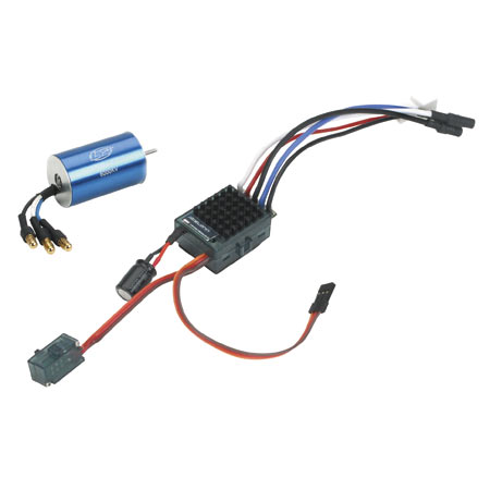 LOSB9561 -1/18 Xcelorin 7400Kv Brushless Combo