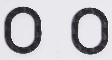 Corally 74738 - Graphite T-Bar Pivot Spacers (12SL/X – 10X – F1)