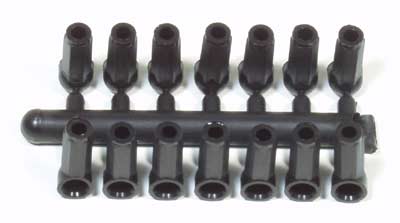 Corally 79260 - Nylon Ball Cups, 4.3 mm  (RDX PHI 09 / Assassin)