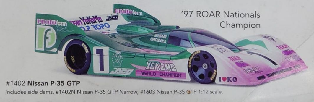 Protoform 1402R - 235mm Nissan P35 (Pro 10) *DISCONTINUED* - Jethobby
