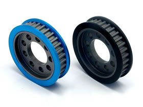 Square SVD-332BK - Alum Rear Diff Pulley 32T Black (TA05-VDF)