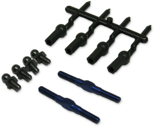 Tech FP2004 - Turnbuckle Rear Torque Rod (Tamiya F201)