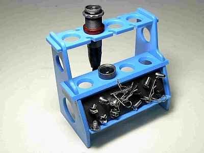 Q-World LC-2515B - Shock Absorber Pit Holder with Magnet, Blue