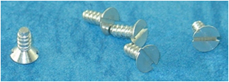 Tobee Craft 30170 - 7075 Flat Head Tapping Screw M2.6x12 5pcs 