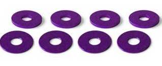Square SGE-18P - Alum Wheel Spacer 0.5, 1.0mm Purple
