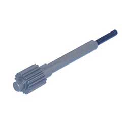 LOSA9932 - Alum Gear/Slipper Shaft, 18 Teeth