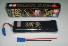 Tamiya 55025 - Ni-Cd Battery Gold Power 8.4V 1200mAh