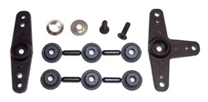 Q-World Q-356BK - Racing Servo Horn Black
