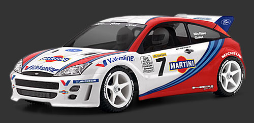 HPI 7412 - 200mm Ford Focus WRC Clear Body