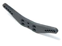 Square SHP-3 - Graphite Front Damper Plate (HPI Pro4)