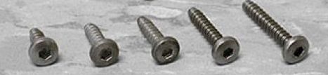 HPI Z057 - Titanium TP. Binder Head Screw Hex Socket 5pcs M3x10 