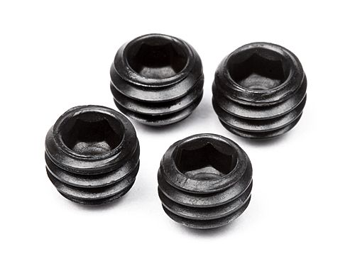 HPI 100555 - Set Screw 4pcs M4x3 (Vorza, D812, D8, D8T)