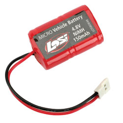 LOSB0848 - 4.8V 1/3AAA 150mAh 4C NiMH Pack (Micro-T/B/DT)