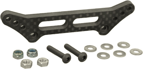 Charge CG-009 - Graphite Front Shock Tower (Kyosho V1S, V1R, V1RR)