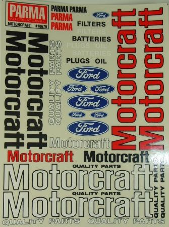 Parma 10679 - Decal, Motorcraft