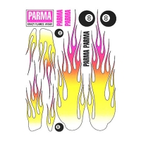 Parma 10681 - Decal, Krazy Flames