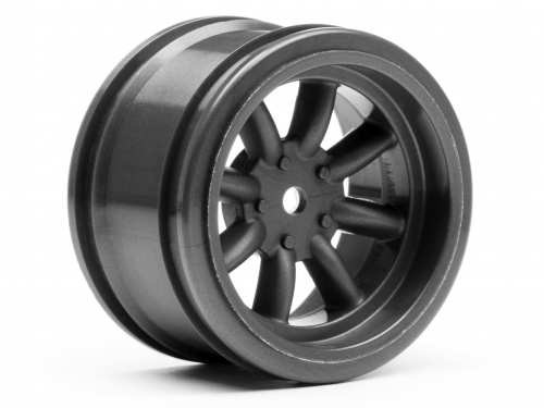HPI 3814 - Vintage 8 Spoke Wheels 31mm (Gun Metal) 6mm Offset