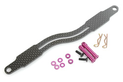 Schumacher U3513 - CF LiPo Strap and Posts (Mi4)