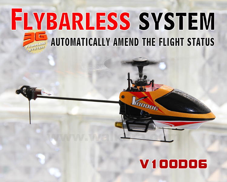 Walkera V100D06 - Flybarless Mini Heli 2.4G WK-2403 RTF