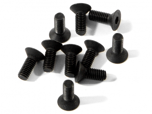 HPI Z082 - Flat Head Screw M3x8mm Hex Socket  (TCXX, Cyclone, D4, D812, D8, WR*, Cup Racer)