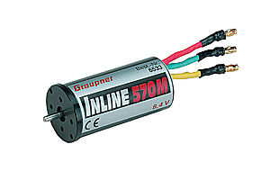 Graupner 6533 - Inline 570M Brushless Motor (Boat, Car, Aeroplane)