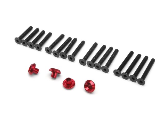 HPI 86988 -  Wheel Washer Red (Cup Racer, Switch)